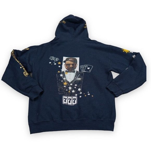 Whistler Village Canada Sweatshirt Mens Medium Navy Blue Pajarracas 22 Fenomeno - Picture 2 of 13